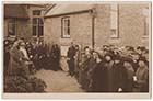 Cottage hospital X-ray annexe stone laying